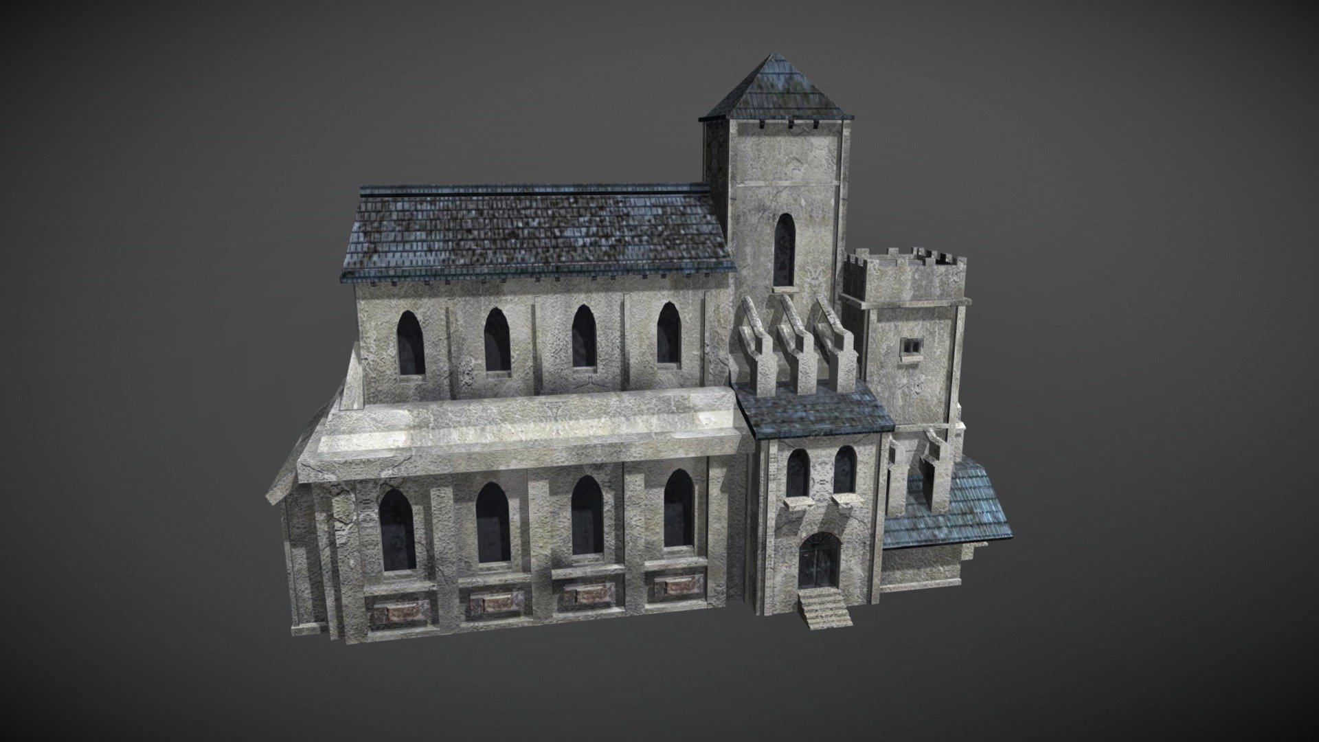 Church.Include FBX、OBJ、MA(MAYA2020.ver) - Church - Buy Royalty Free 3D model by Jason Ruby (@Ante.Kay) 3d model