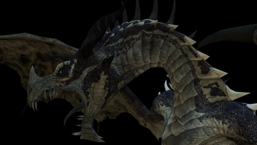 Los dragones de escarcha son criaturas enemigas aparecidas en The Elder Scrolls V: Skyrim. Son unos de los dragones más problemáticos a niveles bajos. http://es.elderscrolls.wikia.com/wiki/Drag%C3%B3n_de_escarcha - Dragón de escarcha, The Elder Scrolls V Skyrim - 3D model by ova1514 3d model