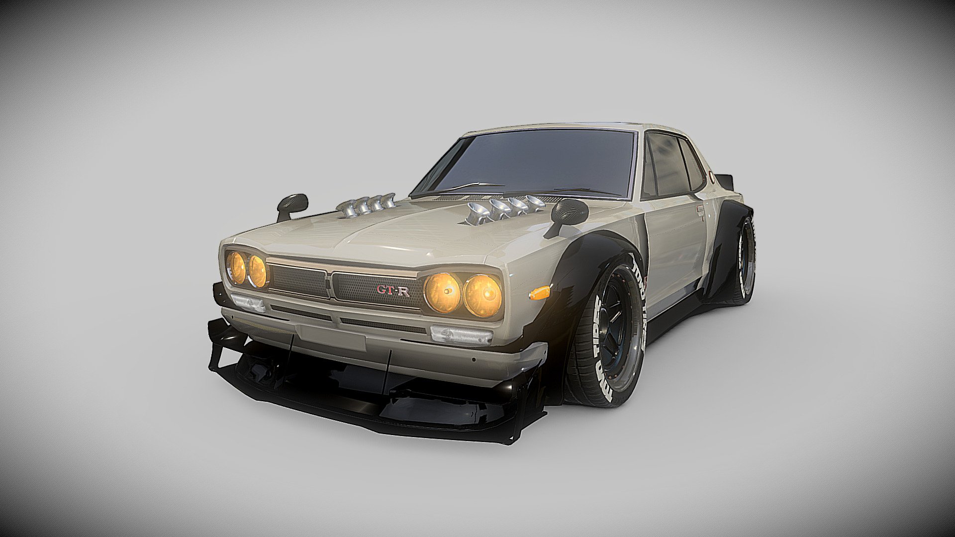 Updated Mesh 
Updated Textures - HakoSuka Widebody V2 - 3D model by OGL (@GaryLim) 3d model