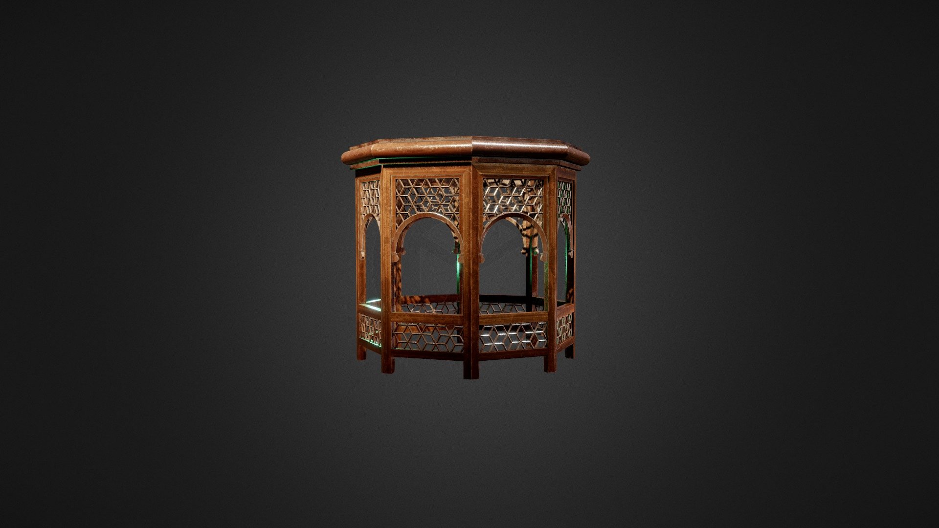 This play is part of a larger scenario that is in production.
Software:
 Blender, modeling
 Substançe Painter, Texture - Arab furniture - 3D model by gabriel_do_Prado 3d model