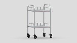 Medical Trolley scene, room, device, instruments, set, element, unreal, laboratory, generic, pack, equipment, collection, ready, vr, ar, hospital, realistic, science, machine, engine, medicine, pill, unity, asset, game, 3d, pbr, low, poly, medical, interior