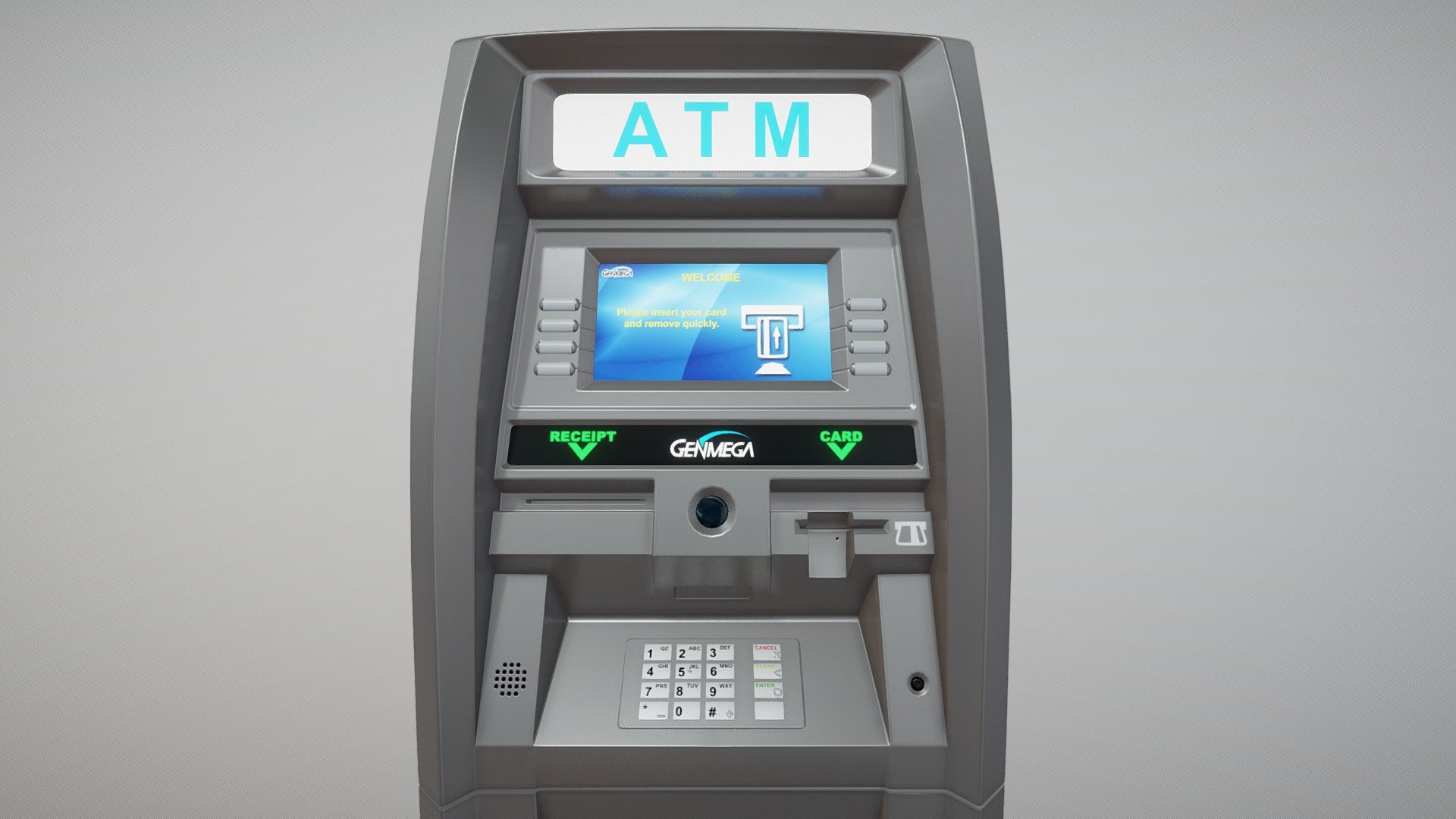 ATM model
VR and game ready for high quality Architectural Visualization - ATM model - Buy Royalty Free 3D model by InvrsionAdmin 3d model