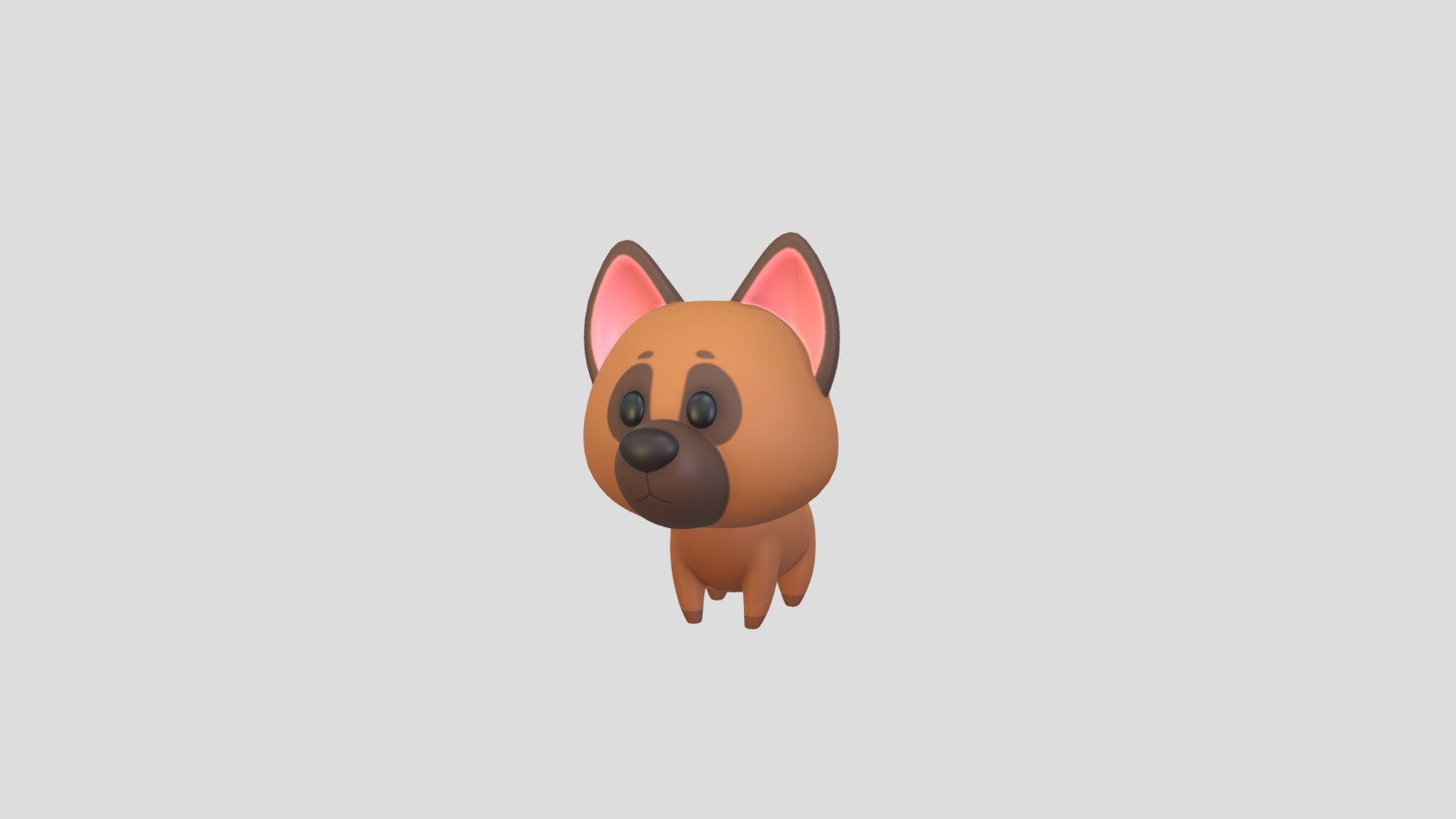 Dog 3d model.      
    


File Format      
 
- 3ds max 2021  
 
- FBX  
 
- OBJ  
    


Clean topology    

No Rig                          

Non-overlapping unwrapped UVs        
 


PNG texture               

2048x2048                


- Base Color                        

- Normal                            

- Roughness                         



1,870 polygons                          

1,913 vertexs                          
 - Character186 Dog - Buy Royalty Free 3D model by BaluCG 3d model