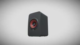 Wireless Speaker speaker, substancepainter, substance, low, polygon