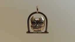Owl Pendant owl, cute, pendant, necklace