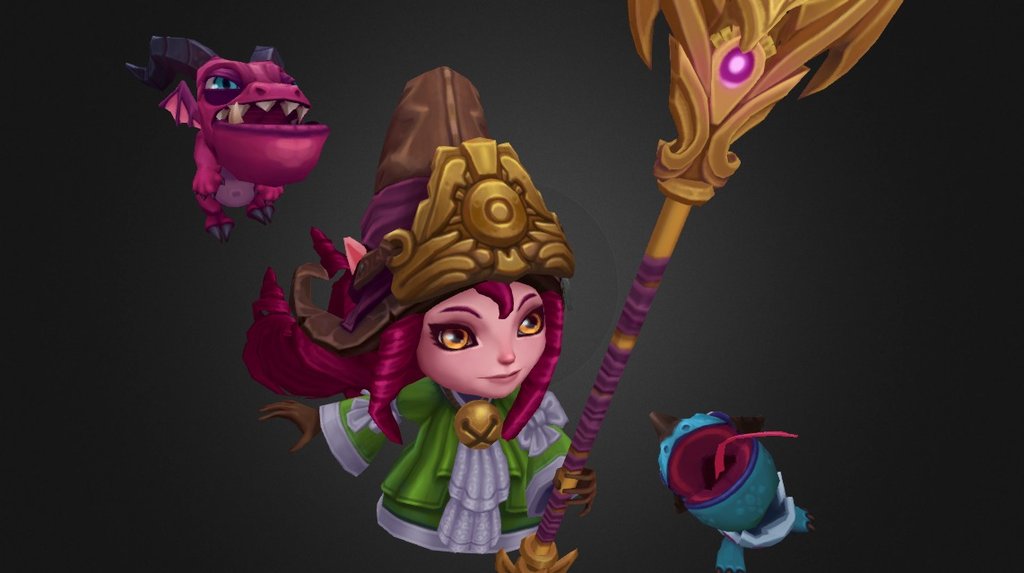 Concept by Brandon Liao.

Lulu © Riot Games 2015 - Dragon Trainer Lulu - 3D model by Maddy Kenyon (@maddytaylor) 3d model