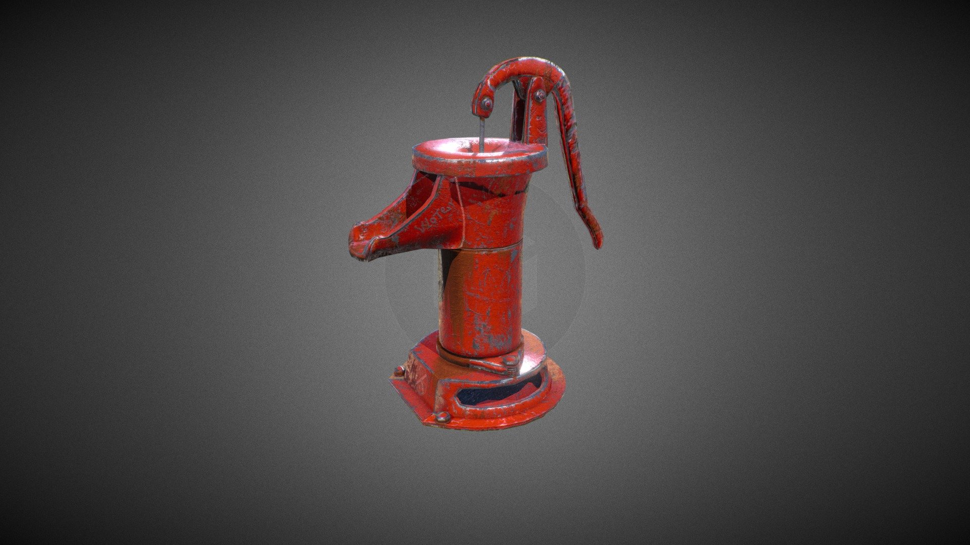 Who wants some water with surround sound? !! ))
Created in Maya, Marmoset Toolbag 3 and Substance Painter. :) - Old Water Pump - 3D model by spacex 3d model