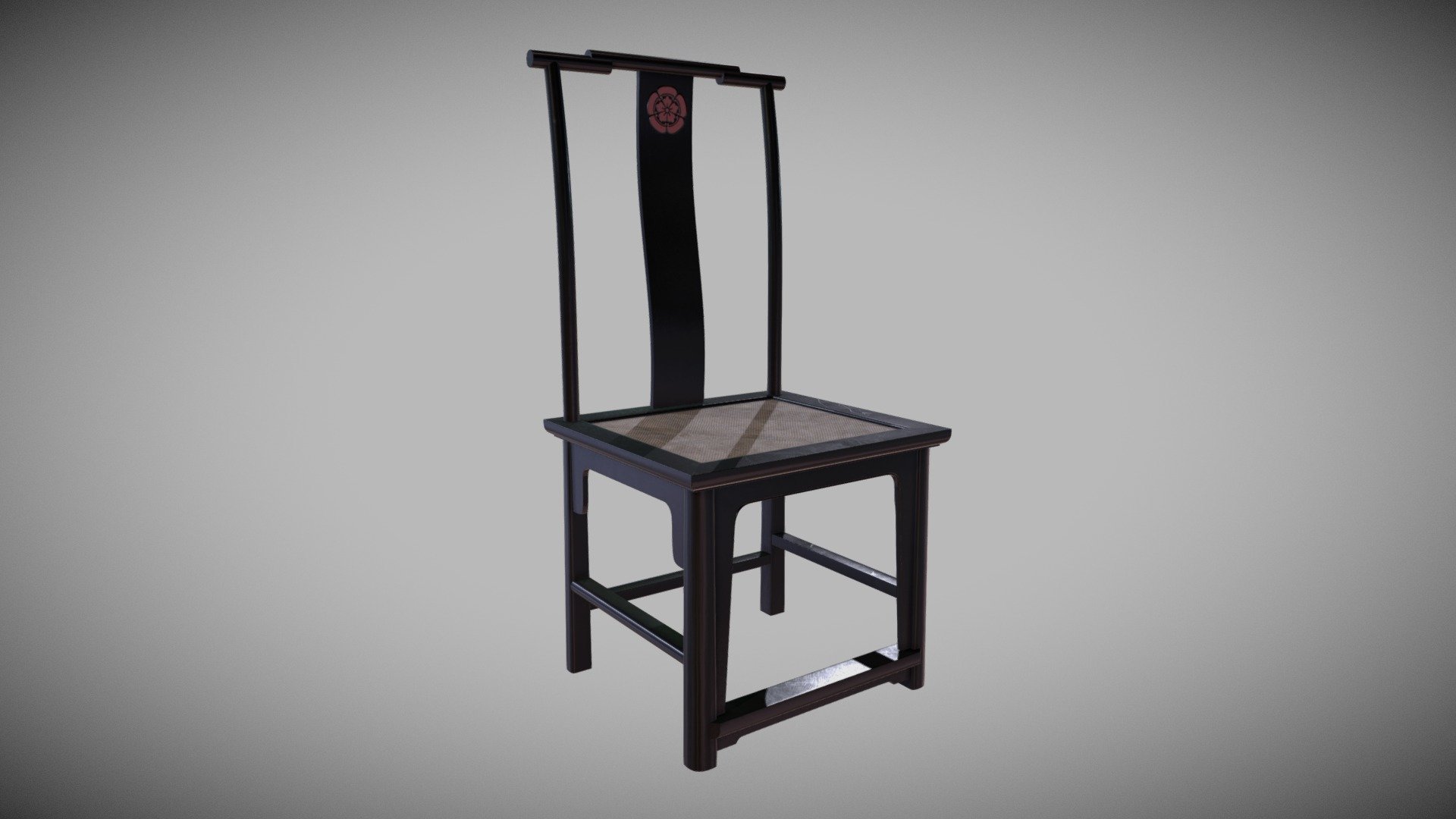 Japanese Chair - Download Free 3D model by Francesco Coldesina (@topfrank2013) 3d model