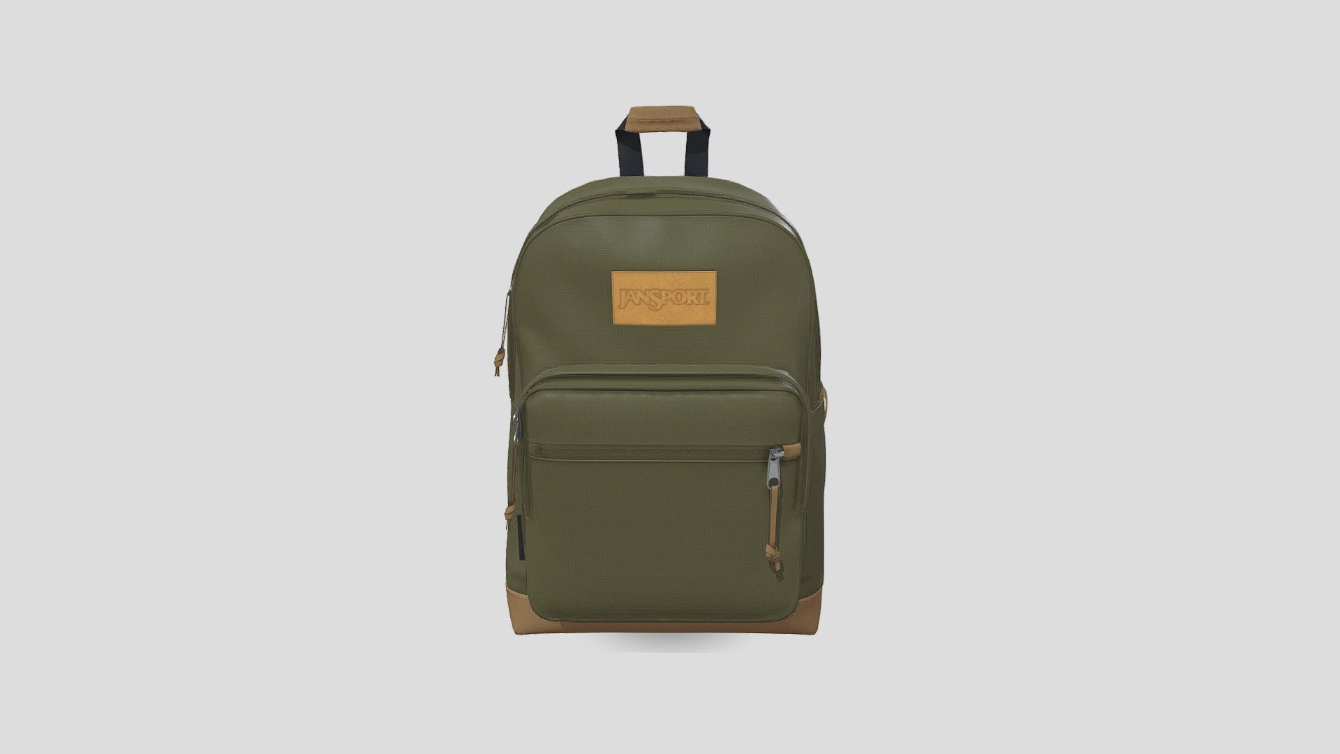 Right Pack Premium Army Green - 3D model by Jansport 3d model