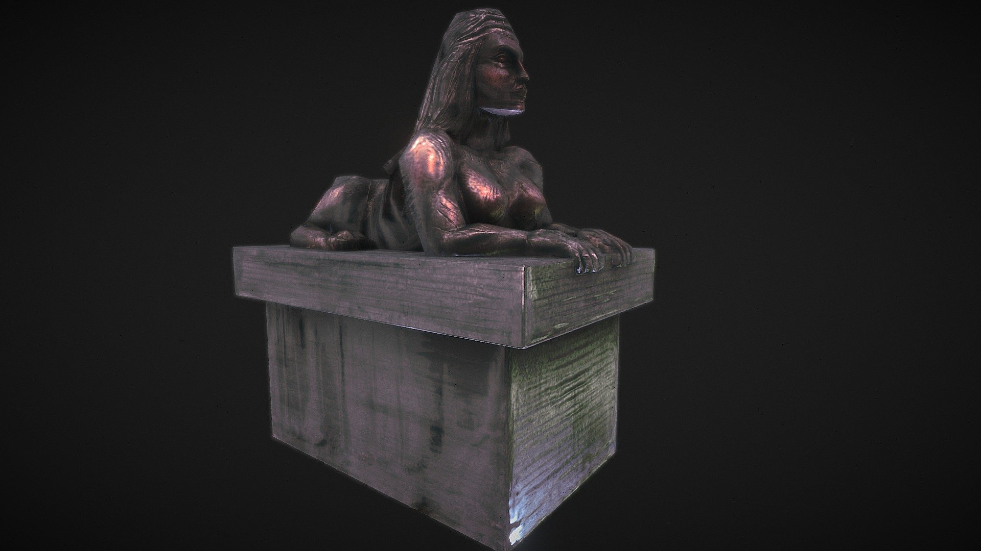 On this package you have:
-low poly Sphinx Statue Version 2
-2K Texture Map (Color, Normal, AO, Cavity, Specular, Height)
-mesh optimized and ready for 3D real time 
-UV layout optimized to game projects - Sphinx statue V2 - Buy Royalty Free 3D model by Joff3D 3d model