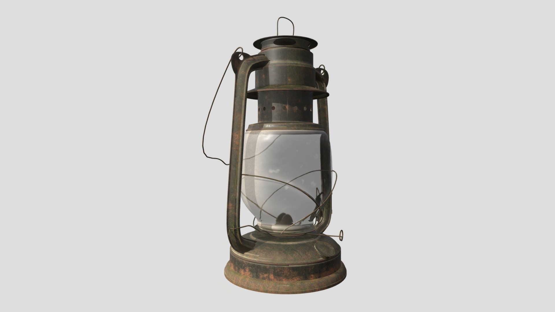 Simple oil lamp that I modeled for a school project some time ago. Retextured in Quixel Mixer and Blender 2.9
Modeled in Blender 2.79b - Old Lamp - Buy Royalty Free 3D model by Lookass 3d model