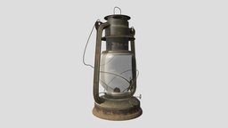 Old Lamp lamp, oil, old, petroleum, kerosene, kerosene-lamp, blender, pbr, basic, quixelmixer
