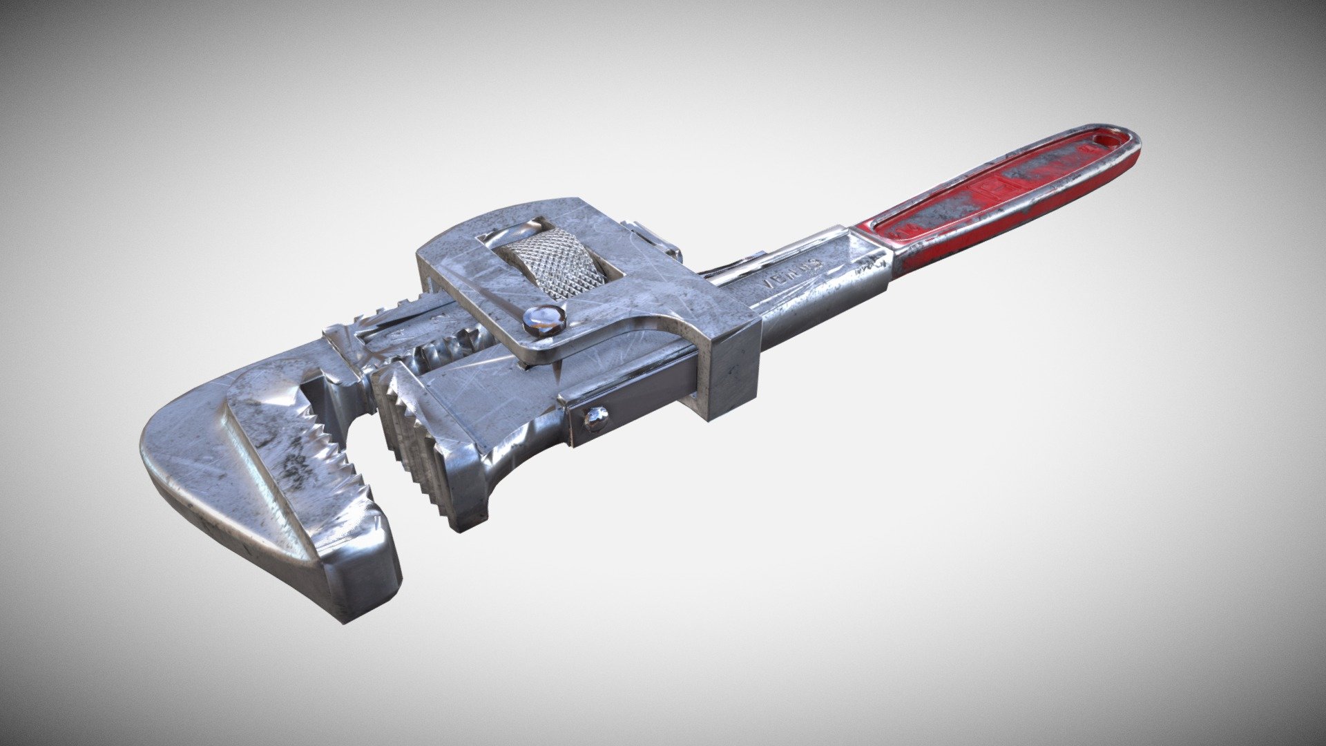 Pipe Wrench - Download Free 3D model by Francesco Coldesina (@topfrank2013) 3d model