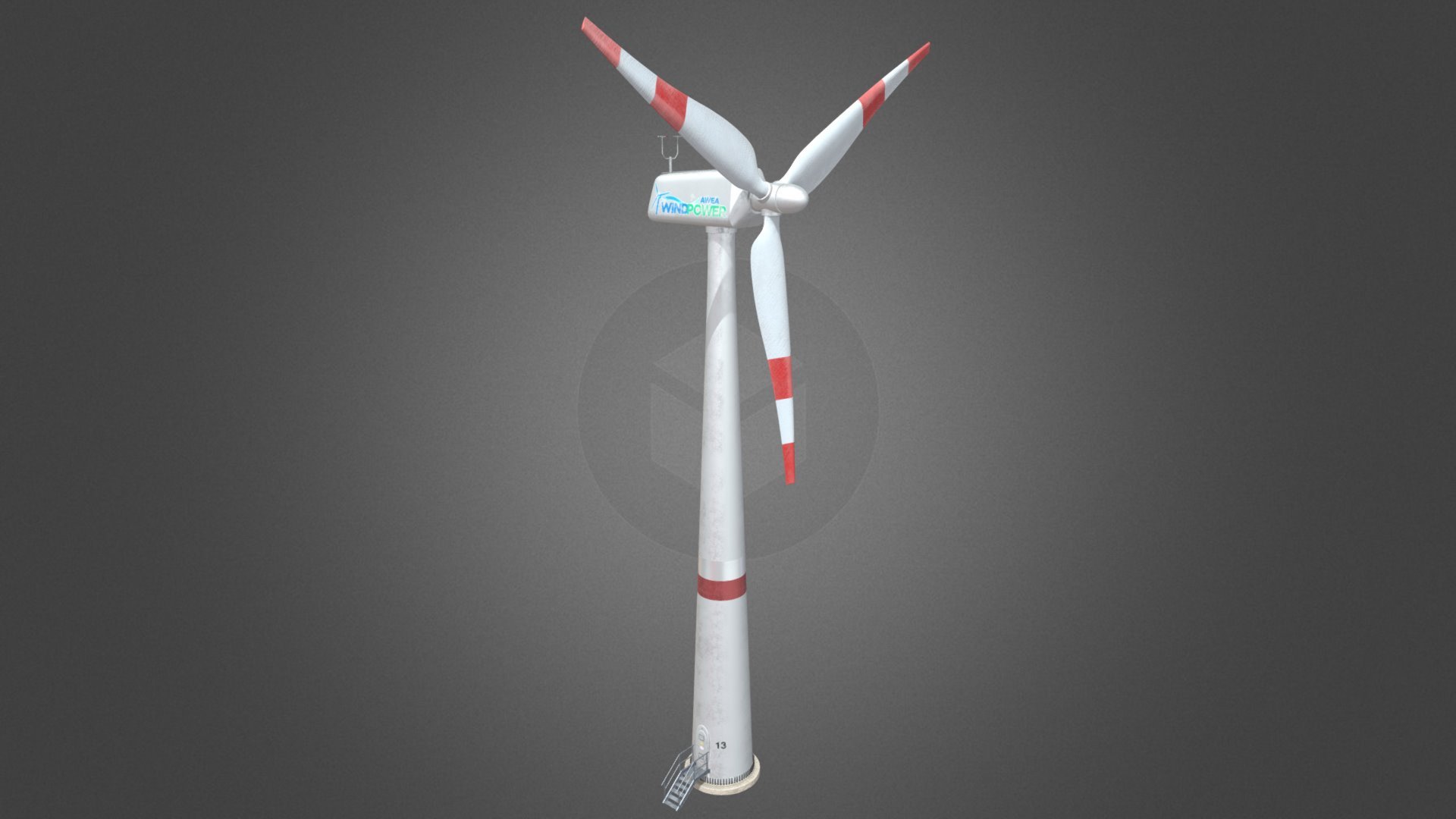 Wind Turbine - Buy Royalty Free 3D model by Corneliu_Bogdan 3d model