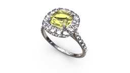 Halo Ring Cushion Modify Fancy Yellow diamonds, luxury, jewelry, fashion, wedding, diamond, engagement, jewerly, ring, noai