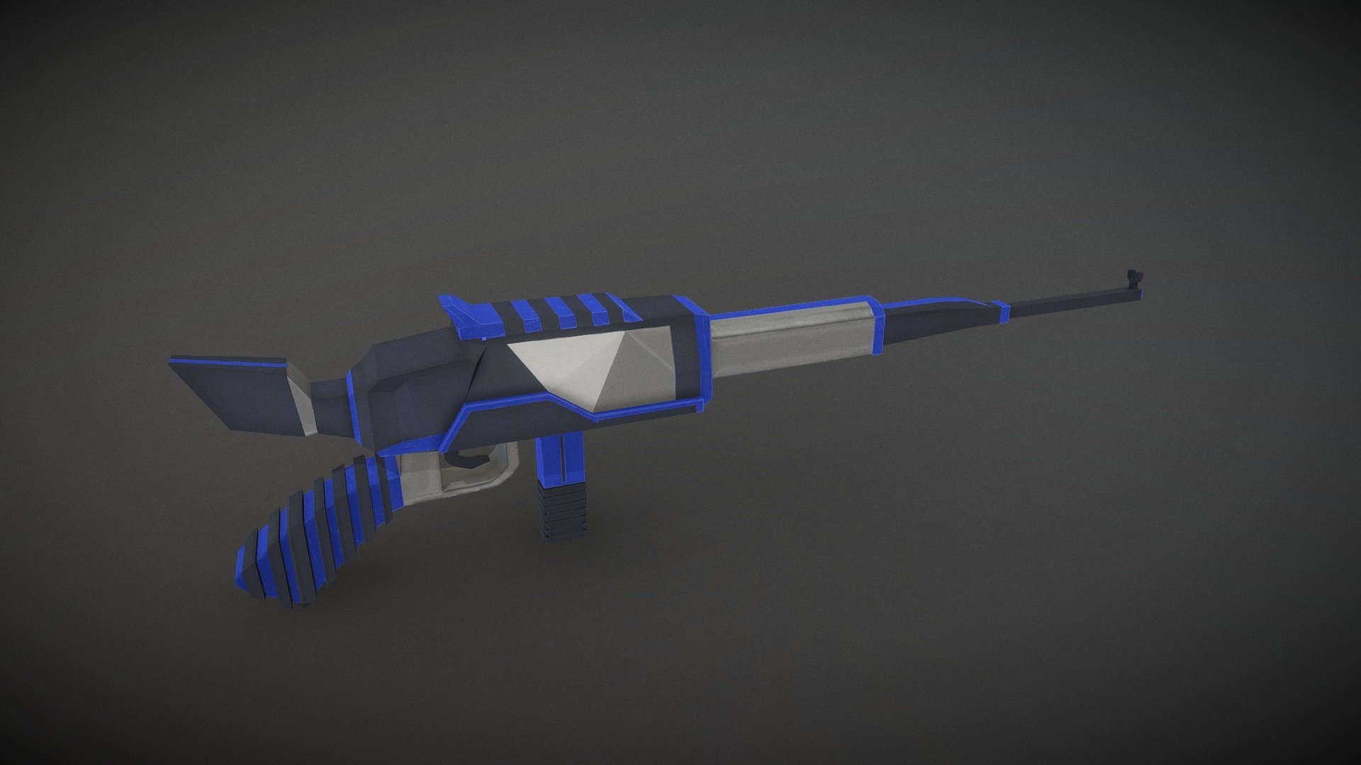 a cartoon style low poly rifer gun - cartoon scifi gun - Download Free 3D model by Zeena (@zhangyujie258) 3d model