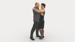 Dance Couple 0281 love, dance, miniatures, realistic, woman, romance, couple, character, 3dprint, model, man