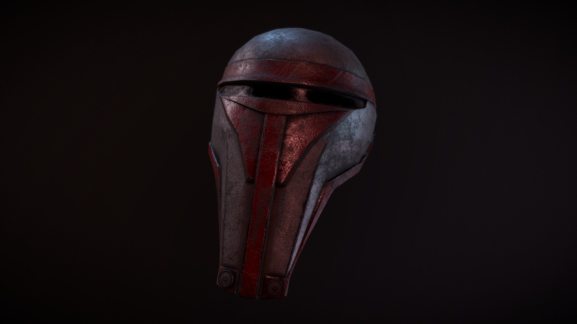 The mask worn by Darth Revan from Star Wars the Old Republic - Darth Revan's mask - 3D model by dbugg1138 3d model
