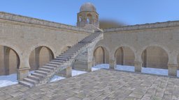 The great mosque of Sousse in Tunisia islam, muslim, islamic, vray, africa, grand, augmentedreality, historical, dome, shrine, arabic, historico, virtualreality, arabian, great, mosque, quran, uvmapped, cultural-heritage, tunisia, mixedreality, sousse, pbr-texturing, photoscan, architecture, photogrammetry, 3dsmax, pbr, lowpoly, archaeology, free, construction, history