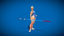 Gymnast 3D Model rigging, sports, rig, charactermodel, characteranimation, gymnastic, rigged-model, rigged-and-animation, character, girl, 3d, animation, characterdesign, sport, riggedcharacter, noai