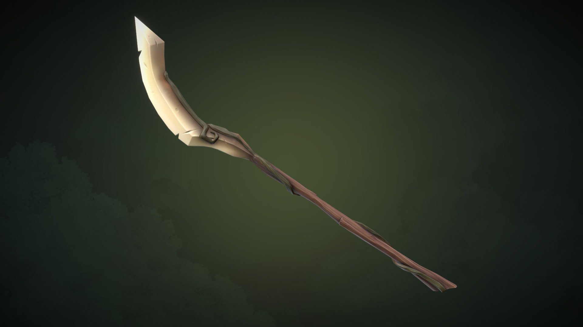 Game Ready polearm model. Also possible to 3D-Print 3d model