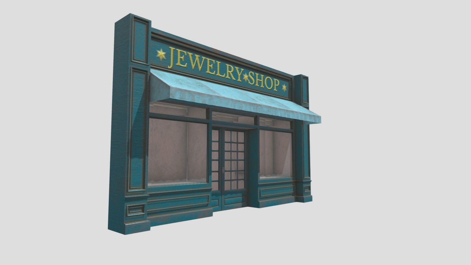 newyork classic store front shop with pbr - newyork classic store front shop with pbr - Buy Royalty Free 3D model by topchannel1on1 3d model
