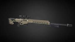 Barrett MRAD Rifle rifle, army, barrett, mrad, precision, sniper, sniper-rifle, vortex, socom, bolt-action, psr, boltaction, military, 98b, hd3