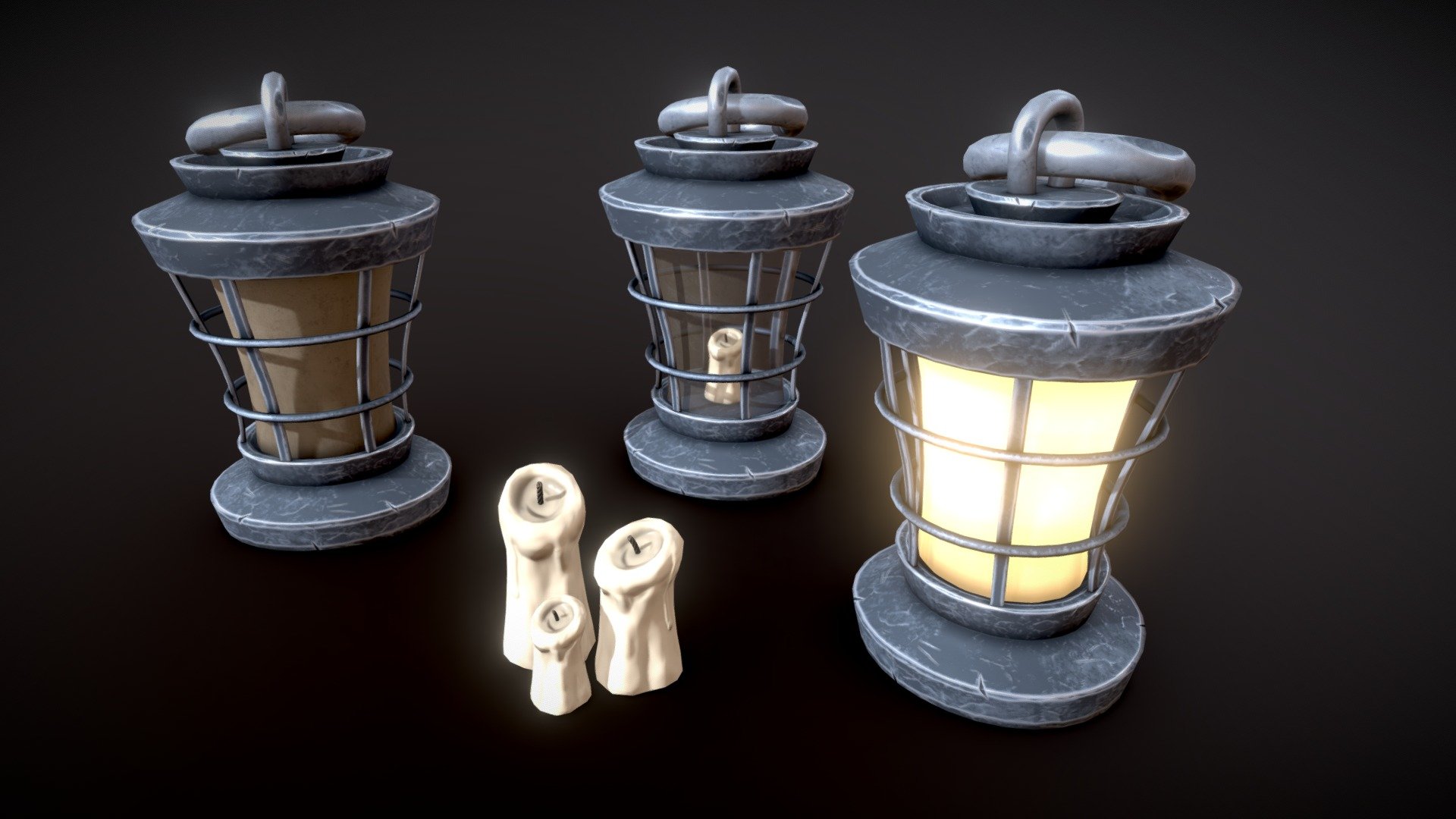 tylized Oil Lamp with High Quality PBR Textures.




3657 Tris (1904 Vertices) 

Blend, FBX, UnityPackages (2019.4, Built-In/URP/HDRP) formats. 

Materials and textures included. 

Metallic/Roughness PBR, Unity Built-In/URP/HDRP and UE4 Texture Sets 2048px PNG Textures.

Model by @Bek, Idea and Art Direction by Ivan Vostrikov 3d model