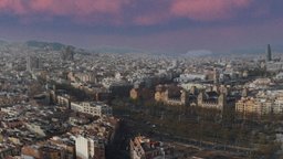 View 360 Barcelona desde Catedral VR photosphere