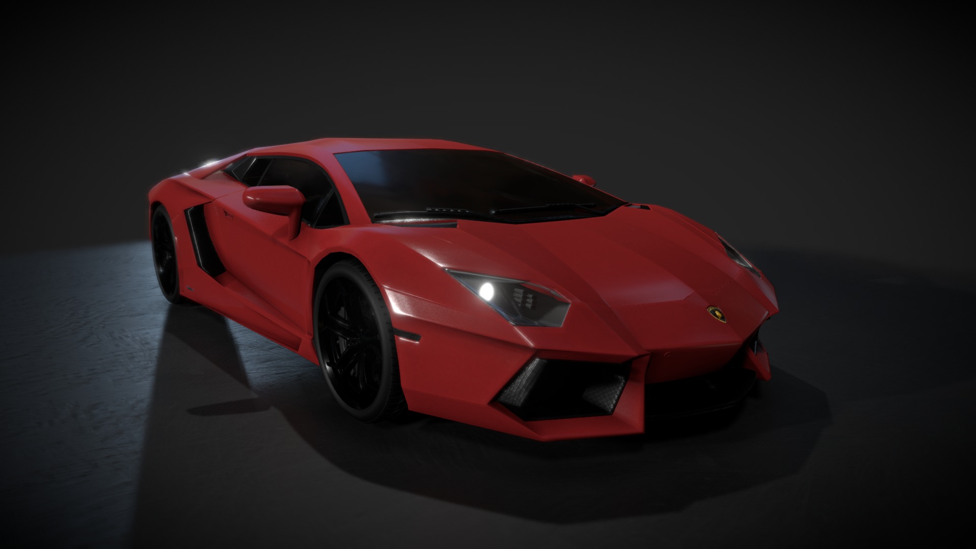 Lamborgini Aventador - 3D model by EgirX 3d model
