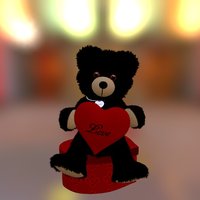 Teddy Bear bear, teddy, valentine, day, fluffy