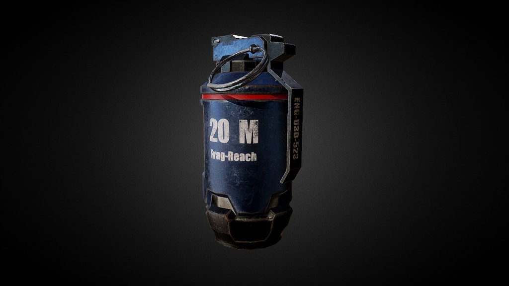 Available on Unity AssetStore(Bomb Essential Pack)  -link removed- - Granade - 3D model by lorenzodom 3d model