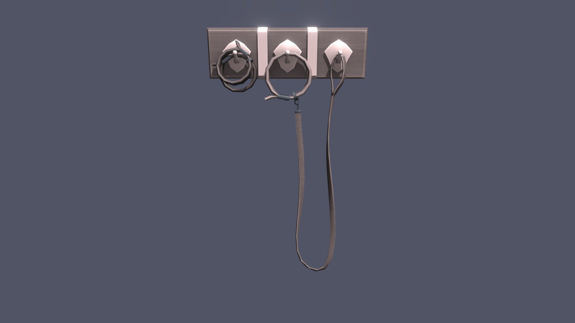 Testing Baked Maps

Hang those dog collars up - Low Poly Collar Hanger - 3D model by Henslock 3d model