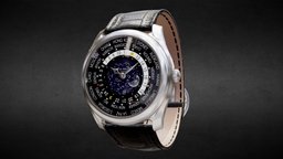 Patek Philippe Limited Editions 5575G Watch style, ar, watches, metallic, pbr-texturing, substancepainter, 3dsmax