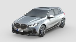 BMW M135i 2022 modern, vehicles, bmw, cars, suv, german, wagon, hybrid, crossover, german-cars, low-poly, vehicle, lowpoly, low, poly, car, electric, 2022, m135i, bmw-m135i