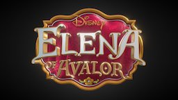 Elena of Avalor b3d, logo, blender-3d, mograph, b3d-blender3d, blender, blender3d