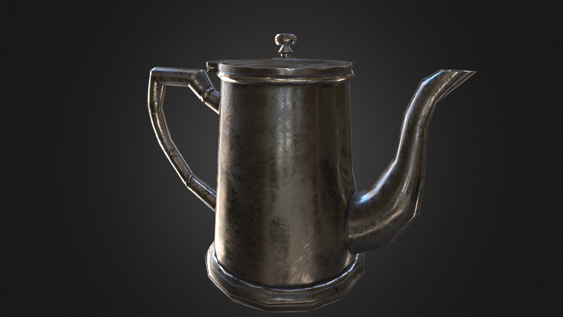 Model of Teapot with textures.

Total polygon count: 1.078 tris Files Formats: Maya 2020 (MB), FBX and OBJ. PBR Textures: 1024x1024 - Teapot (Low Poly) - Buy Royalty Free 3D model by youssefjoukeh 3d model