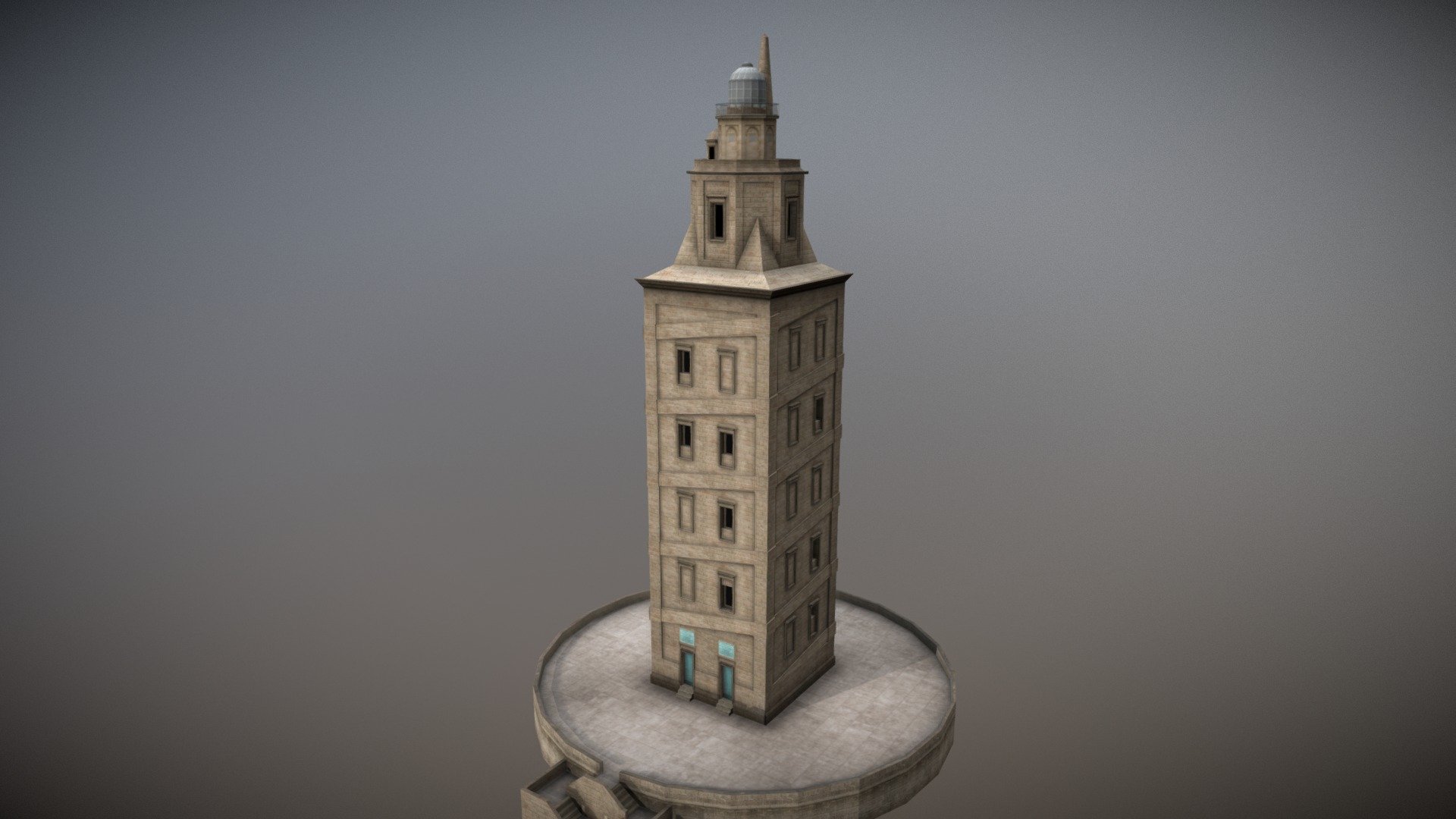 Torre de Hércules (C:S Model) - 3D model by Armesto (@aarmesto.cor) 3d model