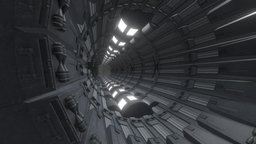 Deathstar Superlaser Lasertunnel