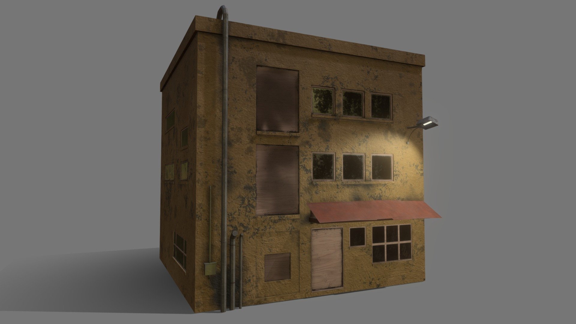 An Abandoned House 3d model