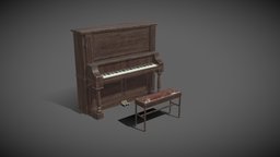 Upright Saloon Piano