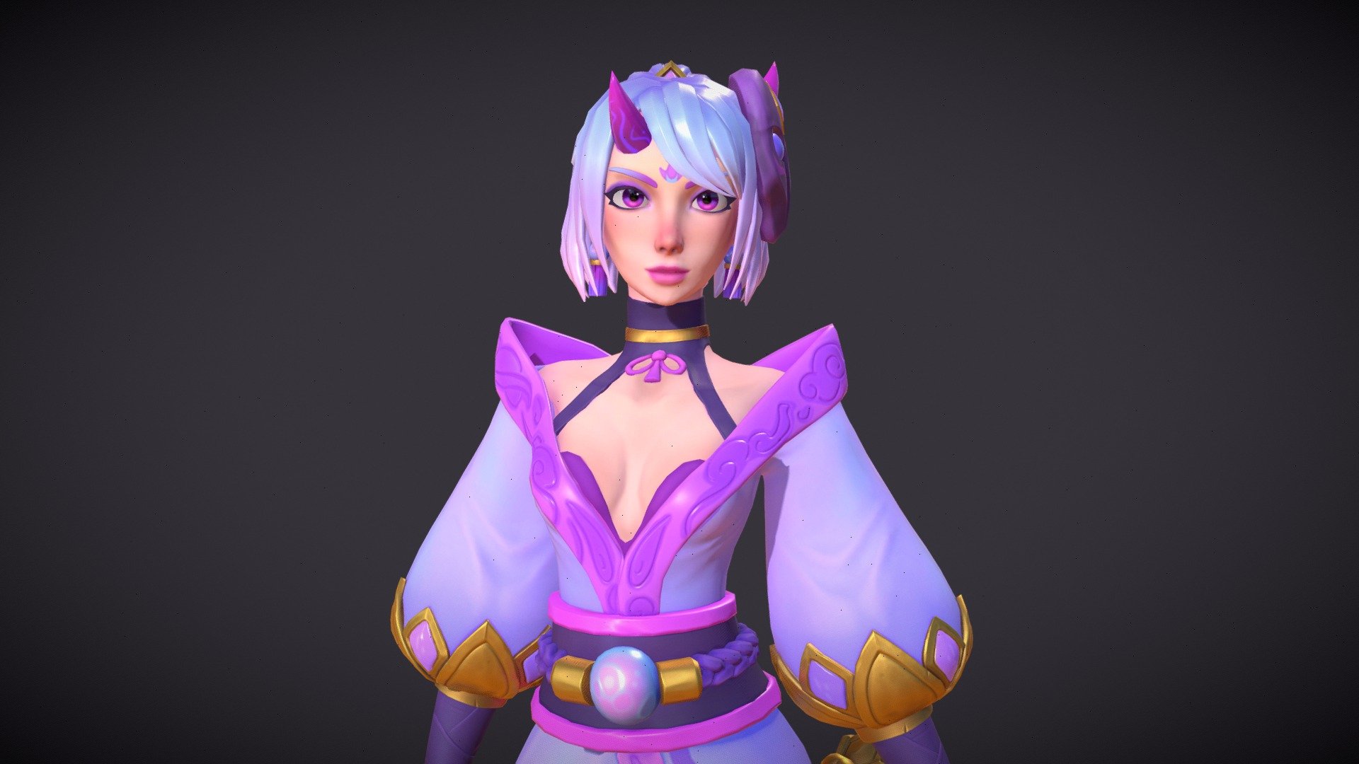 This is Spirit Blossom Lux, my entry for Search for a Star 2023!
Based on this model: https://www.artstation.com/artwork/yJzz88 - Spirit Blossom Lux - 3D model by natela 3d model