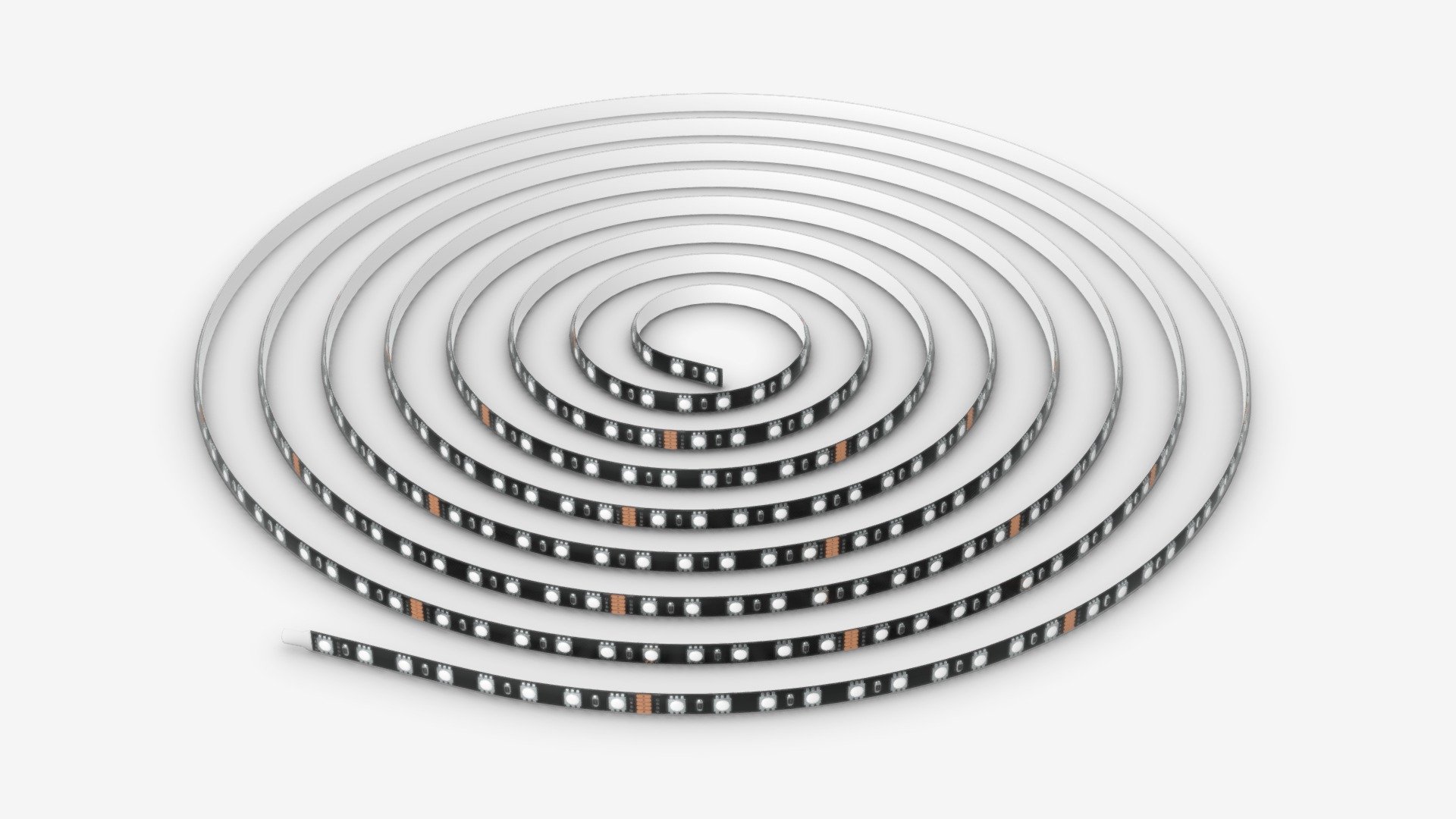 LED strip roll - Buy Royalty Free 3D model by HQ3DMOD (@AivisAstics) 3d model