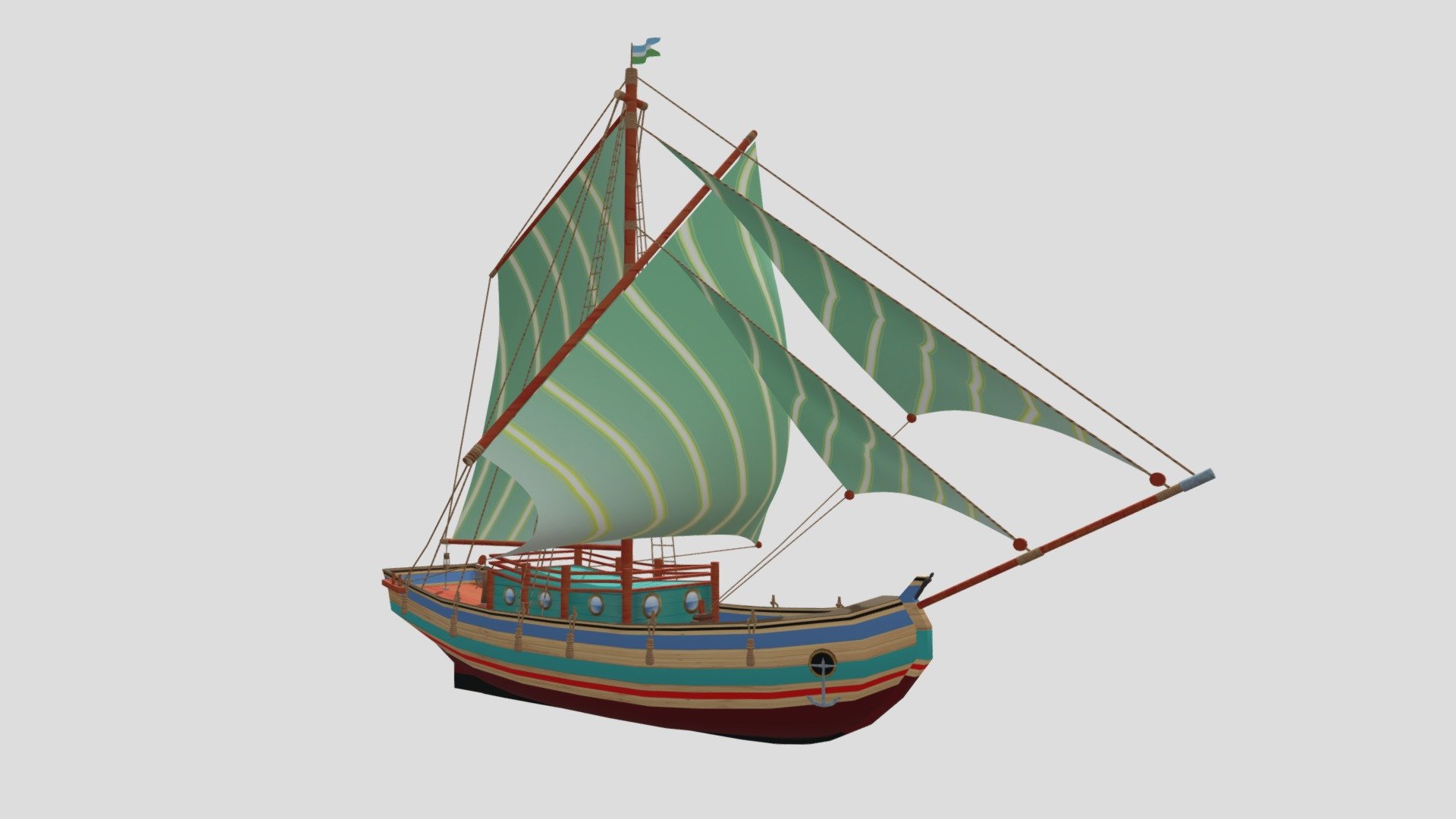 Boat 23 - Download Free 3D model by gogiart (@agt14032013) 3d model