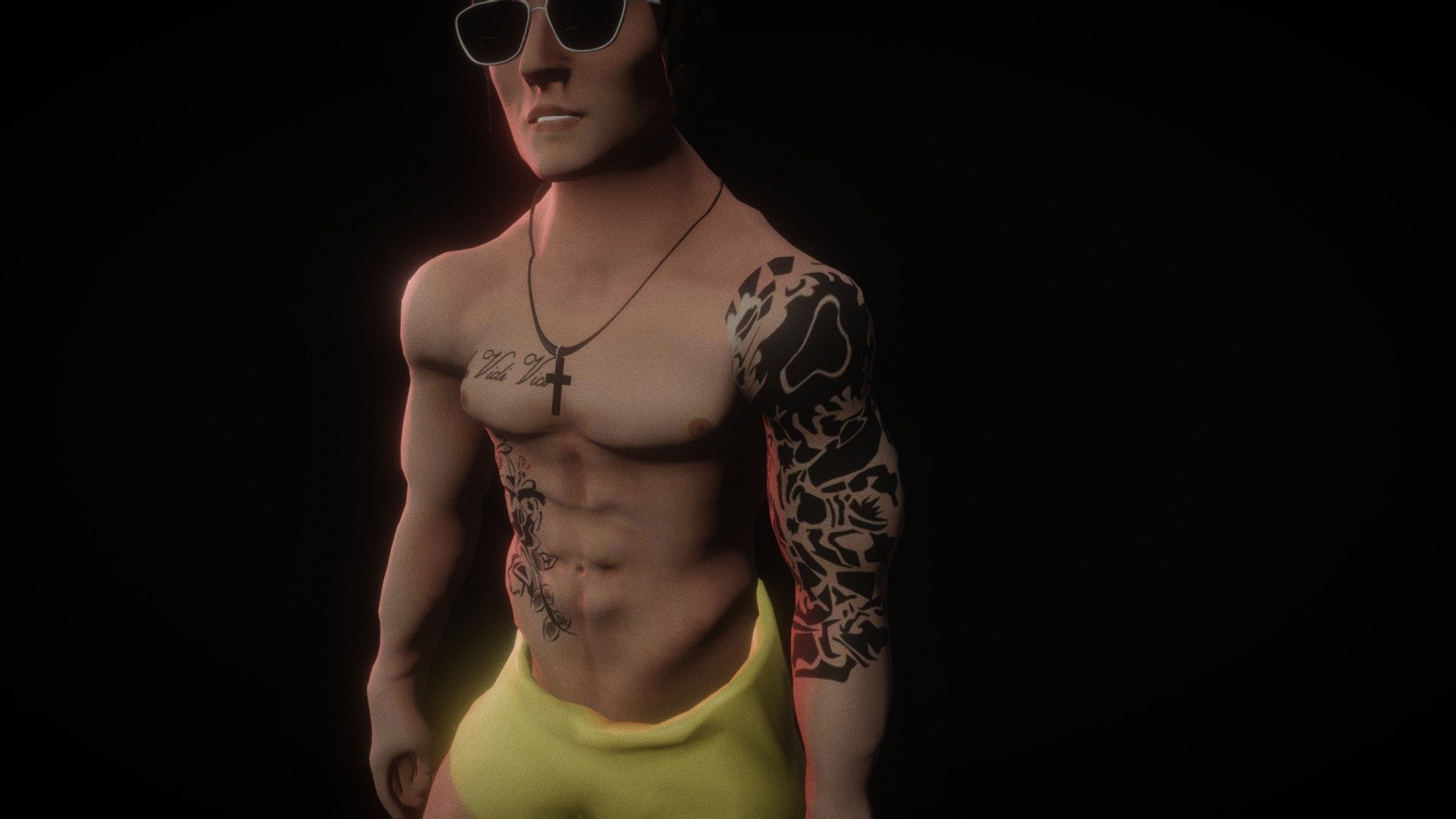 aziz shavershian the australian bodybuilder, i made him because i really apreciate aziz and he is the best

https://www.artstation.com/artwork/D5nRLG - Zyzz - 3D model by WillBourke (@KaboomAnimations) 3d model