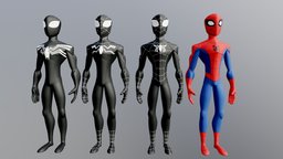 Spectacular Spider man superhero, spiderman, 3dmodelling, spider-man, fanmade, cartooncharacter, spectacular, spiderman3d, spectacularspiderman, 3dmodellingblender