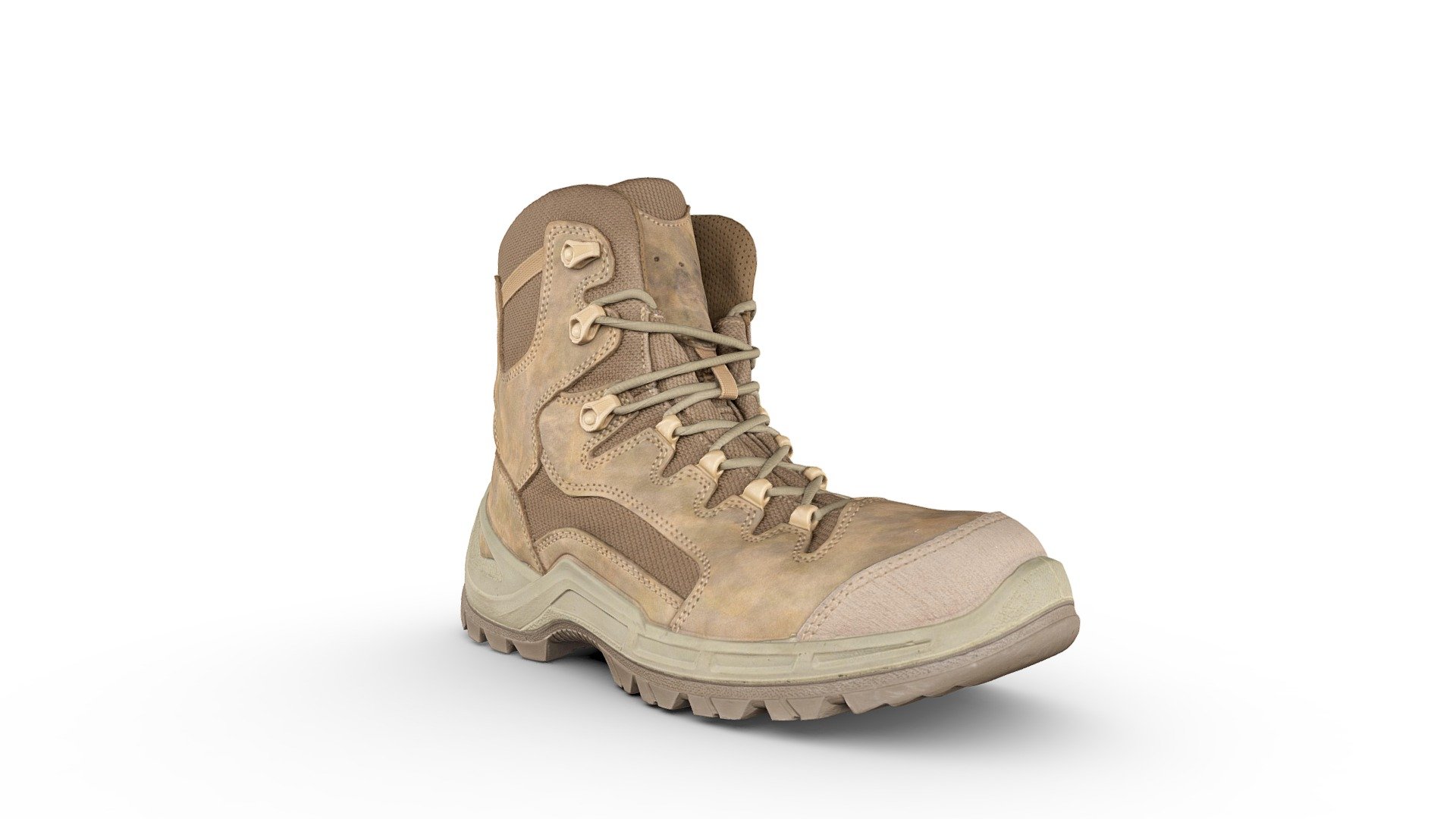 Example of our 3D scan of boots 3d model
