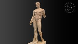 Doryphoros, Naples Archaeological Museum roman, doryphoros
