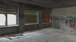 Abandoned / Soviet / School / Room / VR abandoned, soviet, apocalypse, wasteland, vr, ar, old, ussr, derelict, low, poly