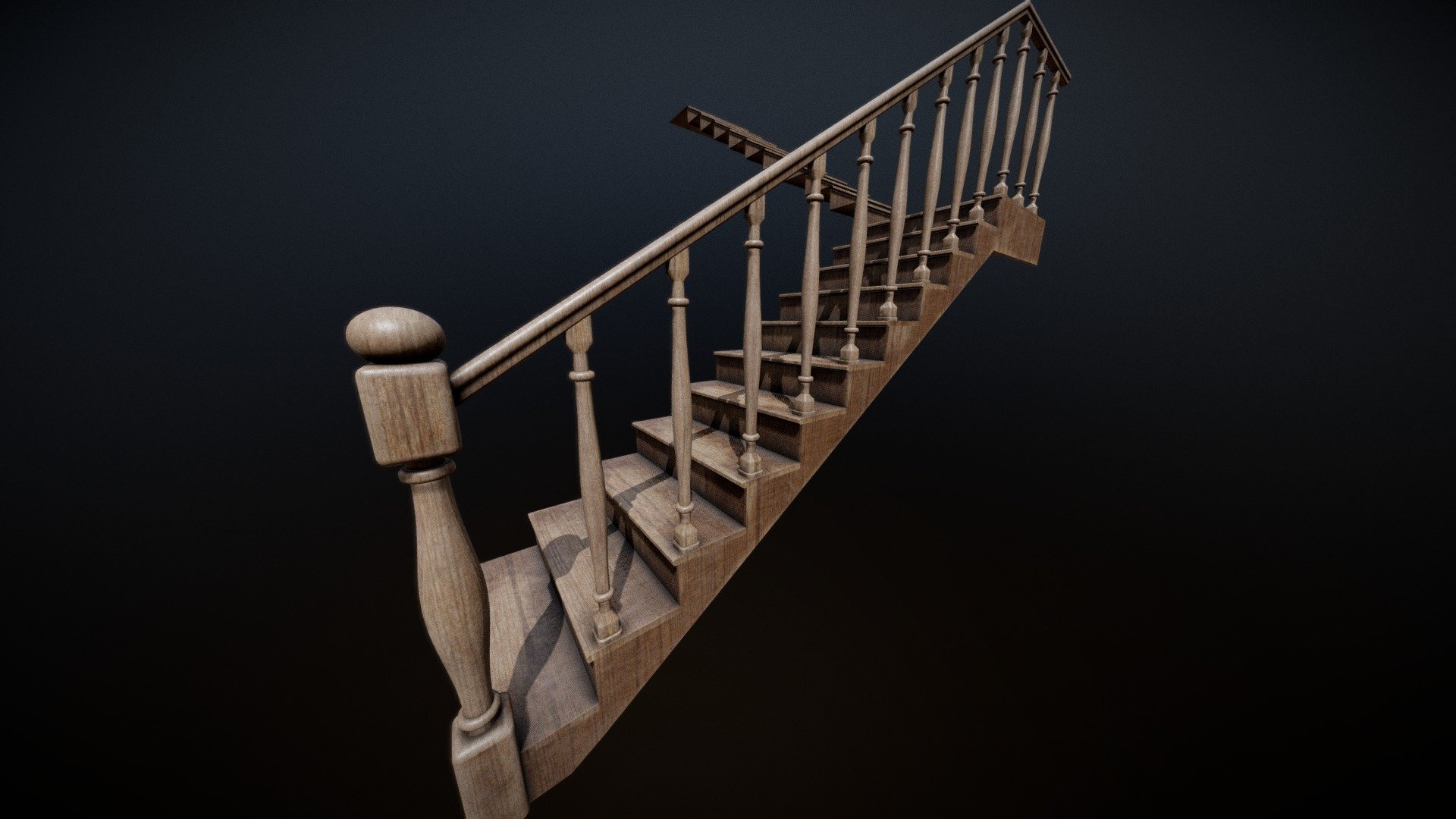Escada (stairs) - 3D model by Adriano Oliveira (@adriano) 3d model
